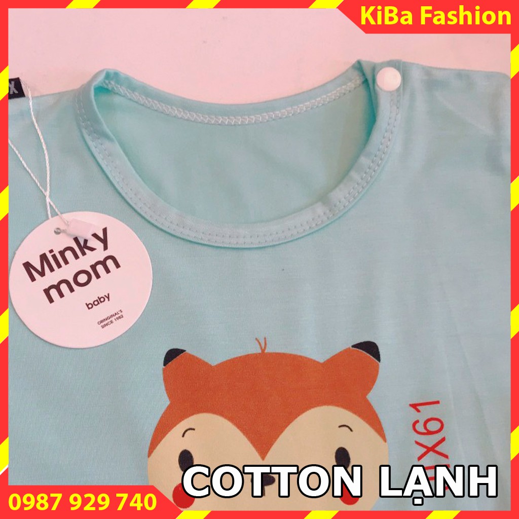 Bộ Body cộc tay liền thân, bodysuit chất vải cotton thun lạnh cho bé trai/ gái  6-12kg - BD - TK0320