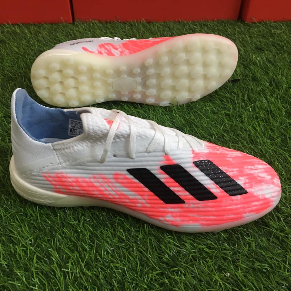 Giày đá bóng sân cỏ nhân tạo Adidas X 19.1 Cam Trắng TF