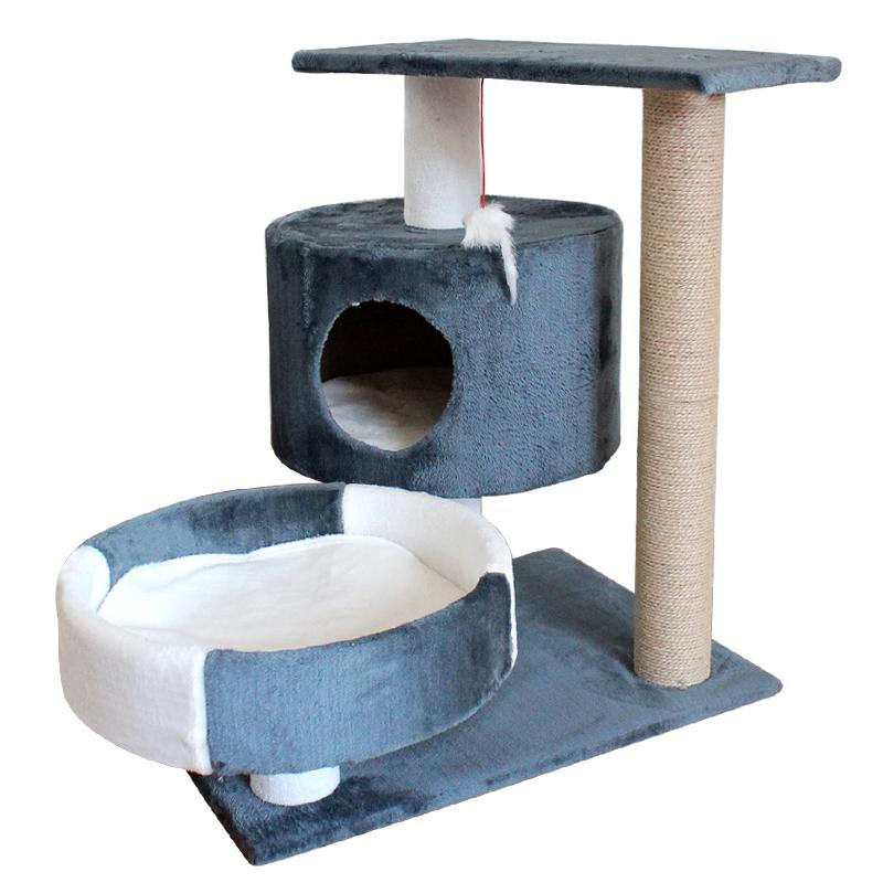 Mèo Cung cấp Bốn Mùa Mèo Leo Khung Mèo Tổ Mèo Cây Gỗ Gỗ Nhỏ Khung Mèo