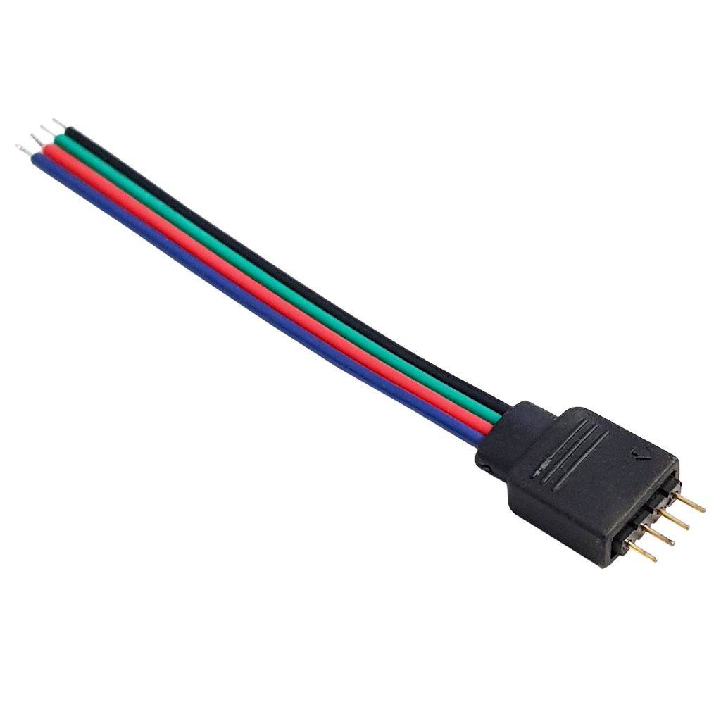 Dây Nối Led đực-cáI RGB 5050 3528 4 chân - loại hàn chân
