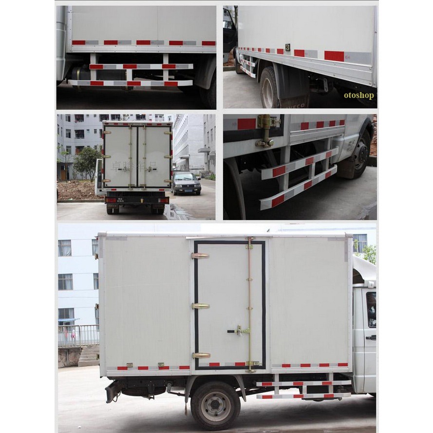 Bộ decal cảnh báo phản quang màu đỏ-trắng