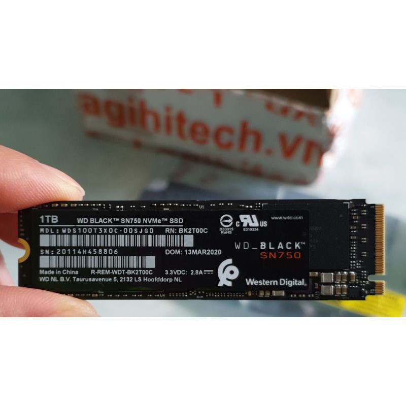 Ssd WD Sn750 Black 1tb, Like New 99%.