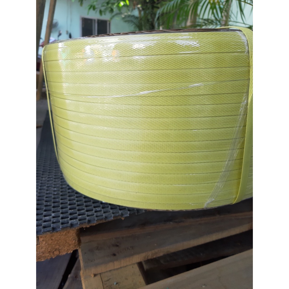 Dây đai nhựa PP đóng hàng máy tự động đóng pallet thùng carton