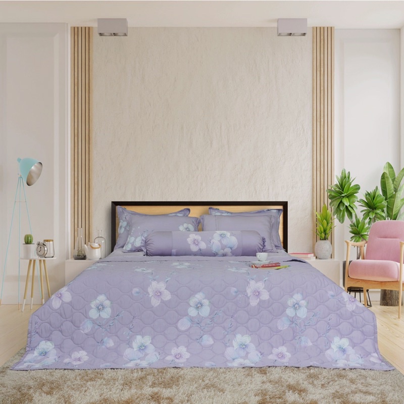 Bộ chăn drap gối Hometex Tencel Luxury