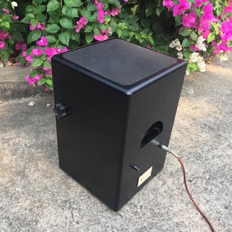 Trống cajon có lắp EQ tặng kèm bao đựng,dây jack