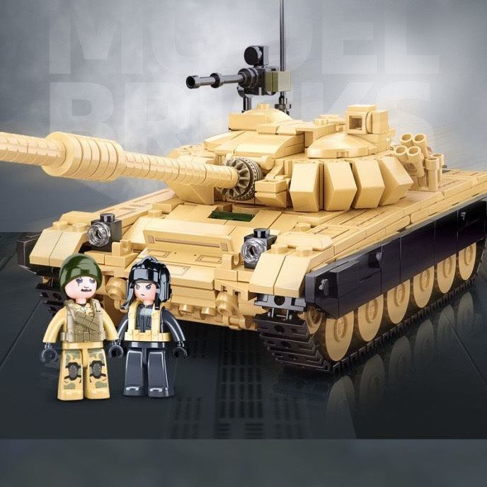 Đồ chơi giáo dục Lắp ráp Mô hình xe tăng T72 Sluanban M38-B1011 tank