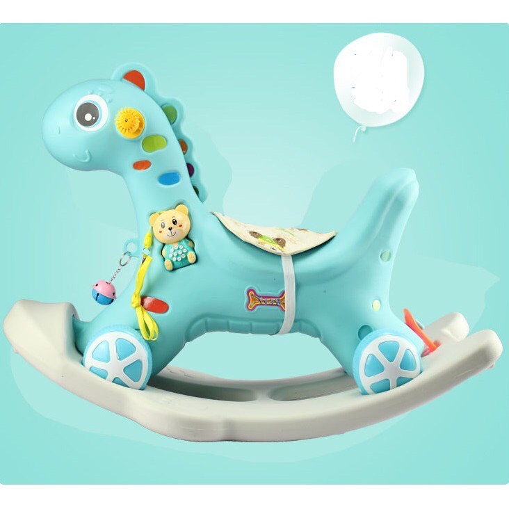 NGỰA BẬP BÊNH / XE CHÒI CHÂN 2 IN 1 XINH XẮN CHO BÉ YÊU