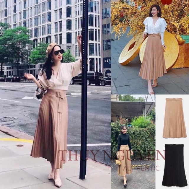 BÁN SỈ CHÂN VÁY DẬP LY KÈM ĐAI CHO NỮ | BigBuy360 - bigbuy360.vn