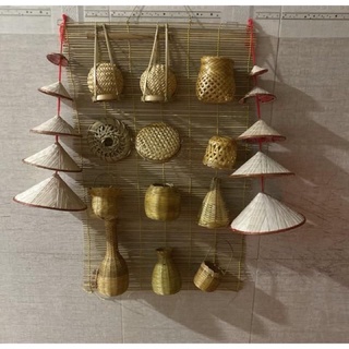 [ Rẻ_vô_địch ] Dây 5 Nón Lá Trang Trí