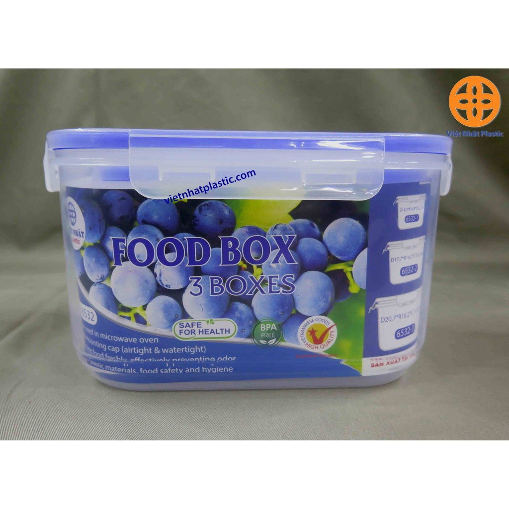 BỘ 3 HỘP NHỰA VIỆT NHẬT | BigBuy360 - bigbuy360.vn
