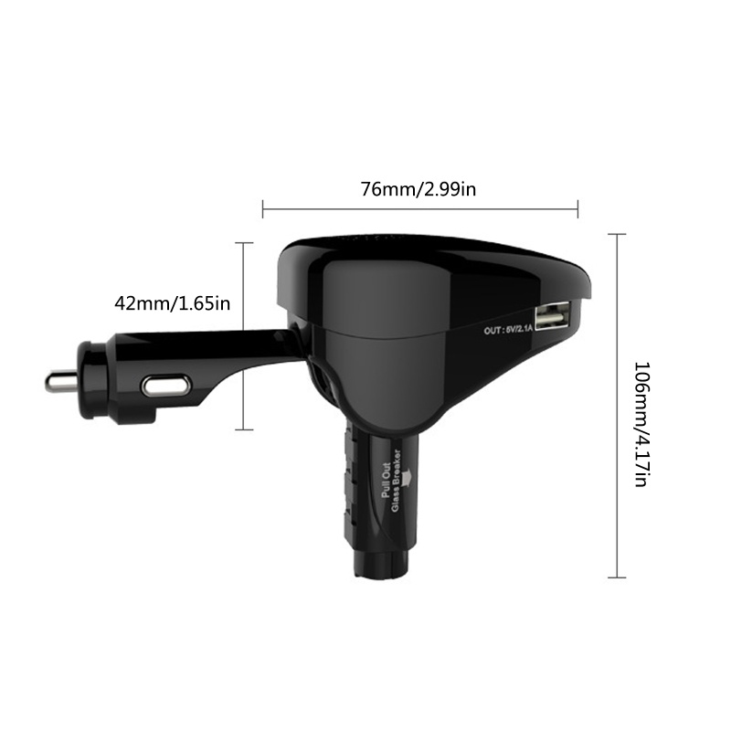 Máy Phun Sương Tạo Độ Ẩm Không Khí Hai Cổng USB Cho Xe Hơi