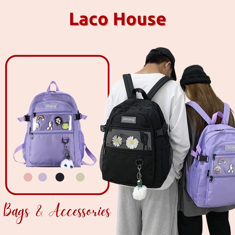 BALO ĐI HỌC JIXIANG UNISEX CÁ TÍNH T18