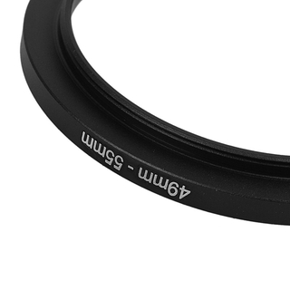 Camera Lens Filter Replacement 49mm-55mm Step Up Ring Adapter