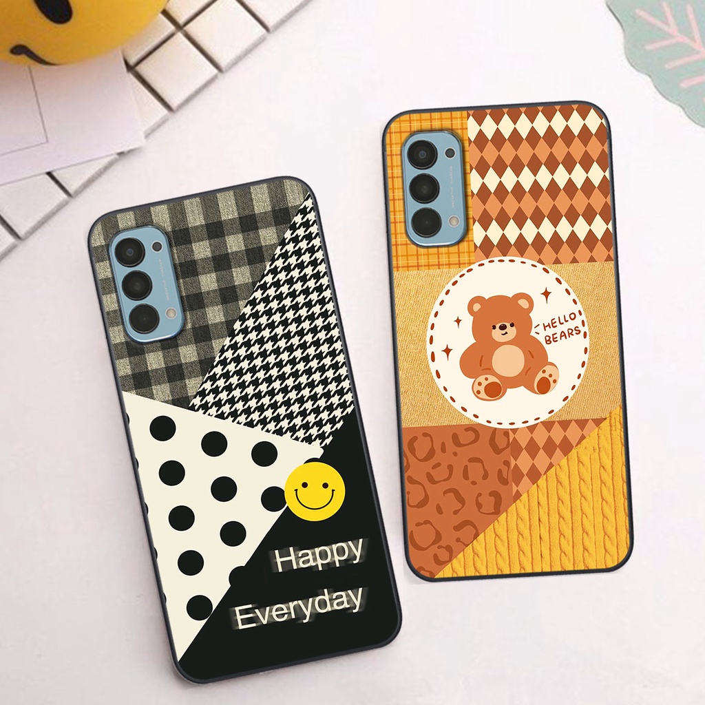 Ốp lưng Oppo RENO 4 happy day, gấu bear dễ thương - BỀN - ĐẸP -BAO GIÁ TOÀN THỊ TRƯỜNG