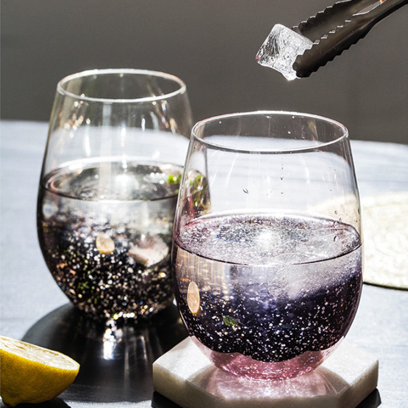 SWEEJAR Ly Uống Nước  Bằng Thủy Tinh Borosilicat Họa Tiết Ngôi Sao Bắc Âu Dùng Trong Nhà
