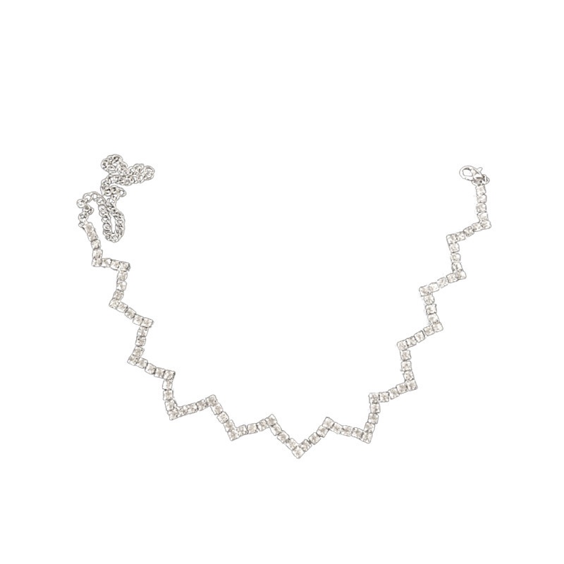 Vòng cổ Đính Đá Zircon Lấp Lánh Thời Trang Cho Nữ