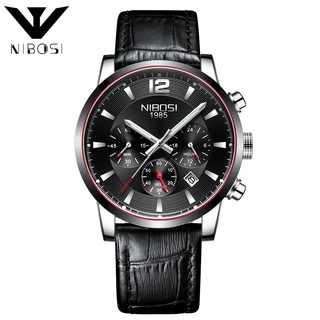 Đồng hồ nam Nibosi 2329 dây da cao cấp