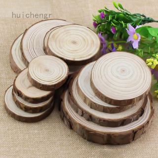 Miếng Gỗ Tròn Tự Nhiên Tự Vẽ Trang Trí Tiệc