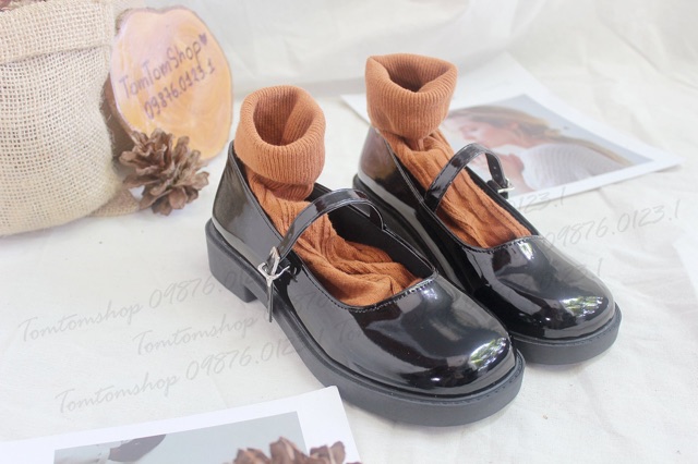 [CÓ SẴN] Giày mary jane búp bê quai ngang oxford ulzzang - CÓ CLIP - ảnh thật | BigBuy360 - bigbuy360.vn