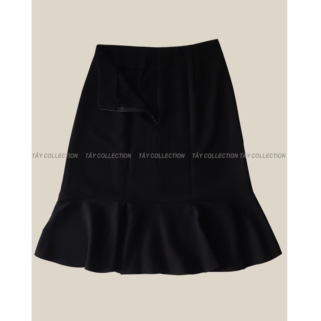 Chân Váy Suông Đuôi Cá Phối Vạt Chéo Tây Collection, Vải Đẹp, May Kĩ, Mặc Tôn Dáng | BigBuy360 - bigbuy360.vn