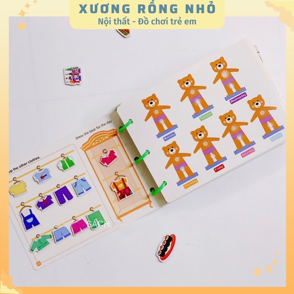 Học Liệu Montessori 17 Chủ Đề Hàng Loại 1, Đồ Chơi Giáo Dục Sớm Cho Bé, Bảng Bận Rộn Quiet Book, Bóc Dán Cho Bé