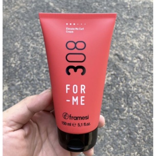 Kem tạo kiểu sóng xoăn, giữ nếp dưỡng ẩm hoàn hảo framesi for-me 308 elevate me curl cream 150ml