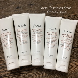 Sữa rửa mặt Fresh Soy Face Cleanser mini