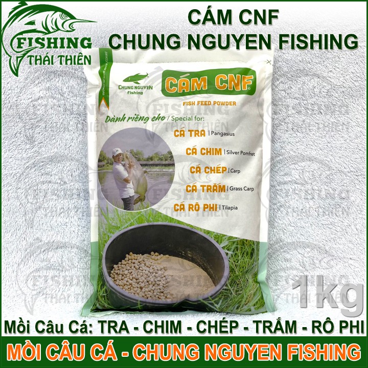 Mồi Câu Cá, Cám CNF Dùng Câu Cá Tra Chim Chép Trắm Rô Phi Hồ Dịch Vụ, Sông Tự Nhiên