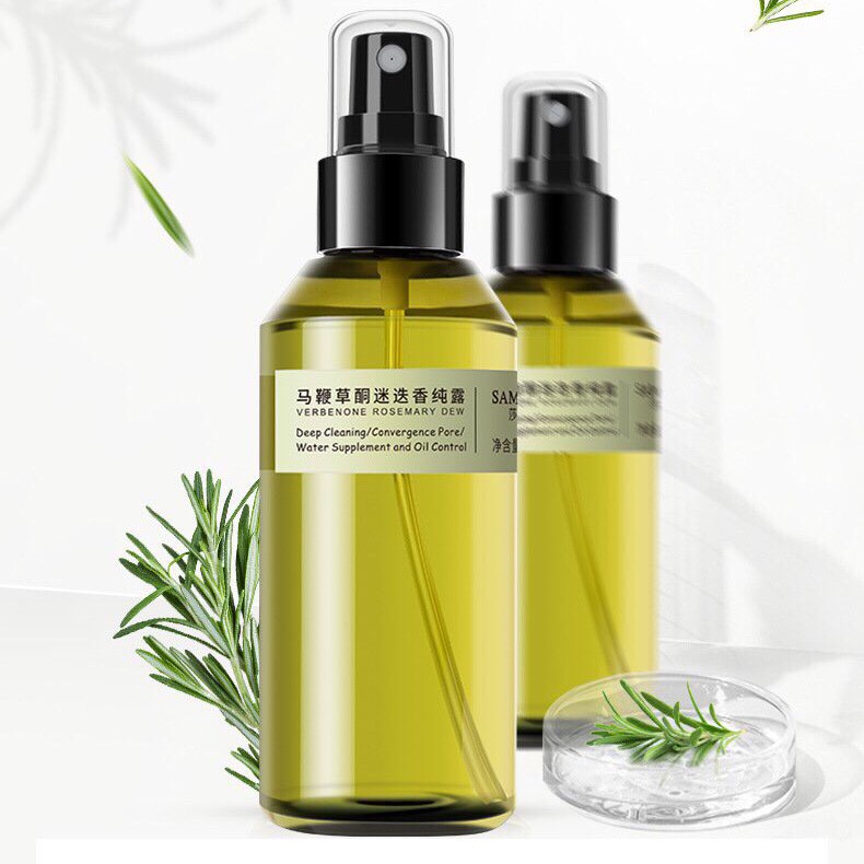 Nước hoa hồng BFACE SAMANLI  ngăn ngừa mụn ẩn se lỗ chân lông Rosemary Verbenone Hydrosol Verbena BFAC01 SAML04 | BigBuy360 - bigbuy360.vn