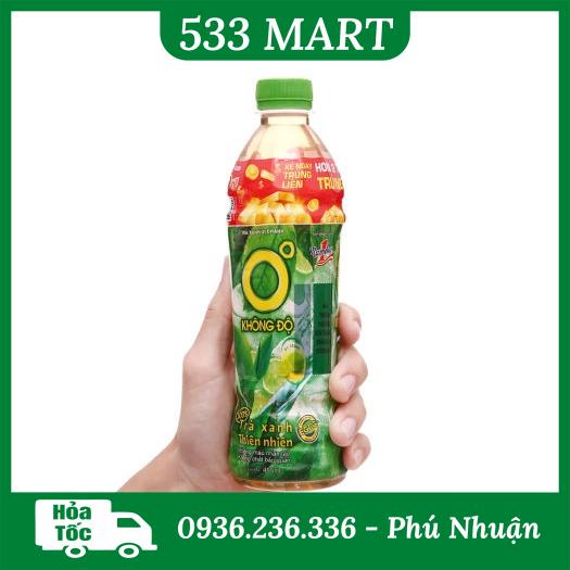 [CHAI LẺ] Trà xanh 0 độ 455ml