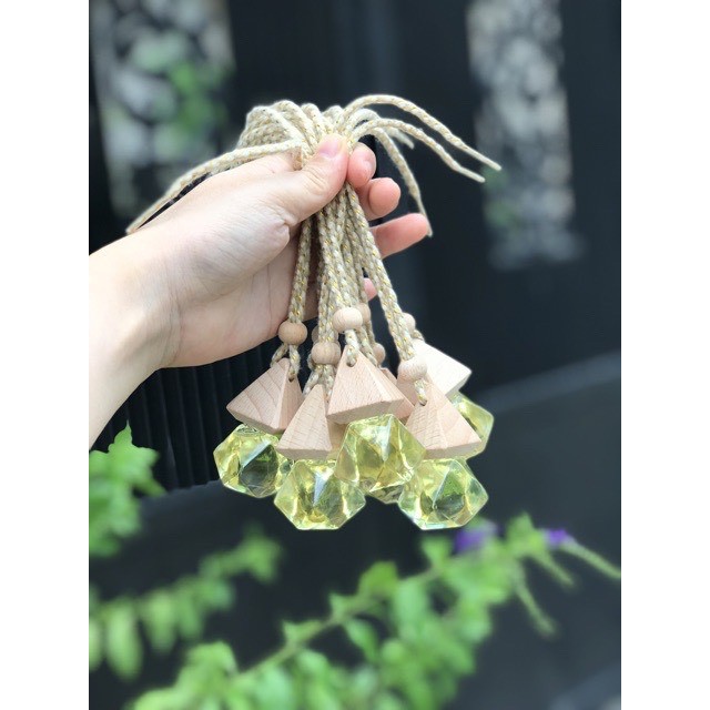 1 Vỏ Lọ đựng tinh dầu treo xe kim cương dây kim tuyến - vỏ lọ tinh dầu treo xe - chai lọ mỹ phẩm