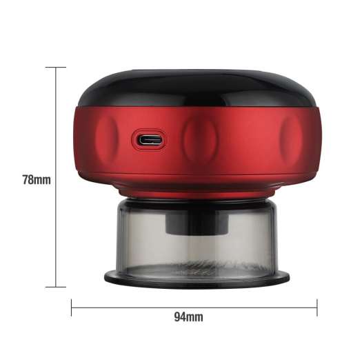 Máy giác hơi điện pin sạc USB, Máy cạo gió công nghệ hút chân không giúp giảm đau mỏi lưu thông khí huyết  - BH 12 Tháng