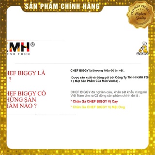 1  chiếc Chân Gà CHEF BIGGY vị cay