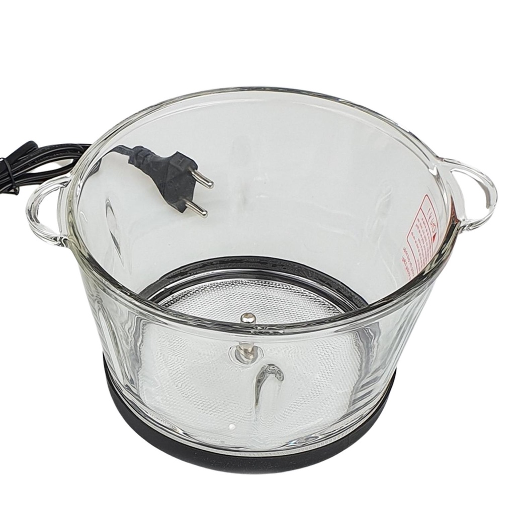Máy xay đa năng Osako, máy xay thịt cối thuỷ tinh công suất 350W, lưỡi dao kép OST-350