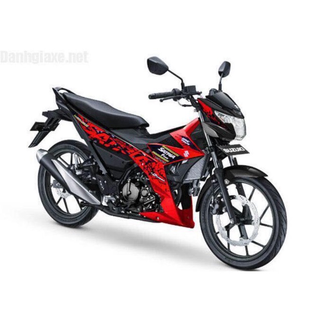 TEM ĐỎ ĐEN SATRIA FI (MẪU 2019) CHÍNH HÃNG INDO