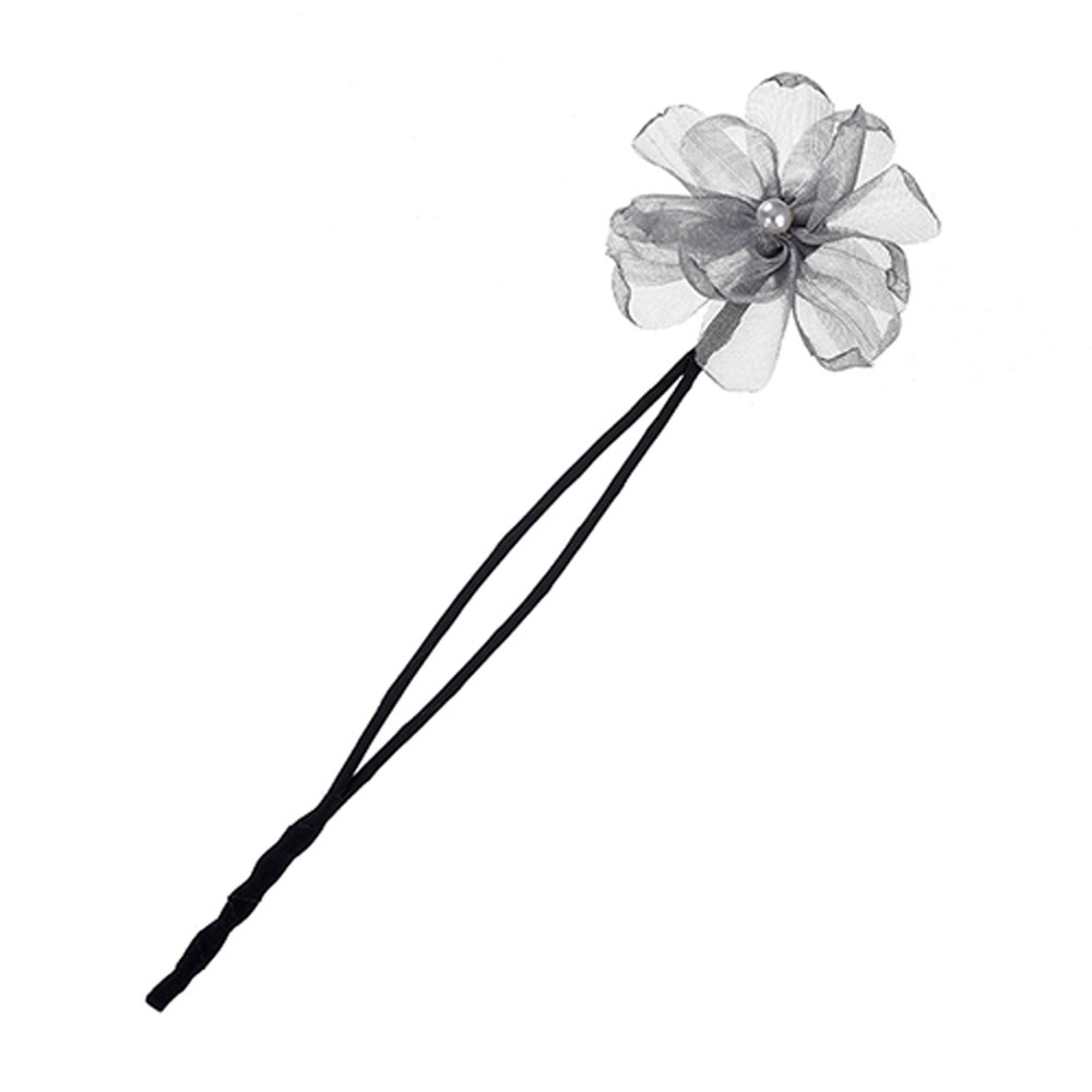 Dụng cụ búi tóc đính hoa và ngọc trai