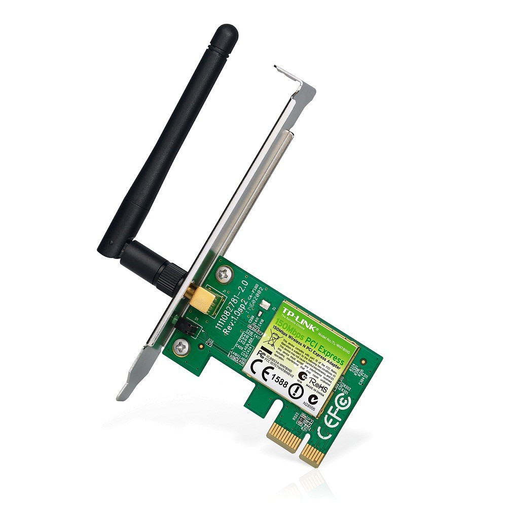 Card Mạng TP-Link TL-WN781ND, Bộ chuyển đổi không dây PCI Express tốc độ 150Mbps