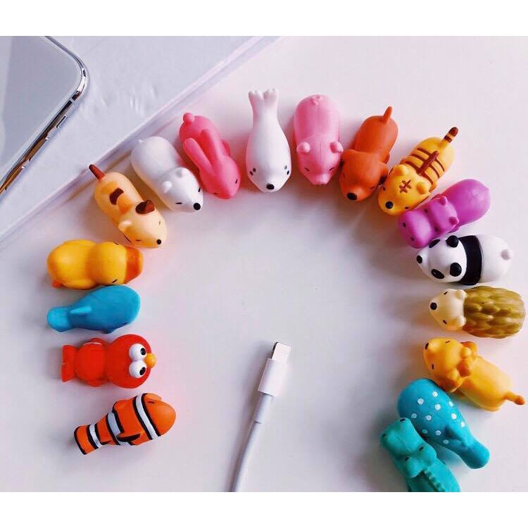 [Siêu Sale] -  Nút Bảo Vệ Đầu Sạc Hình Thú Đáng Yêu - Giao Màu Ngẫu Nhiên | BigBuy360 - bigbuy360.vn