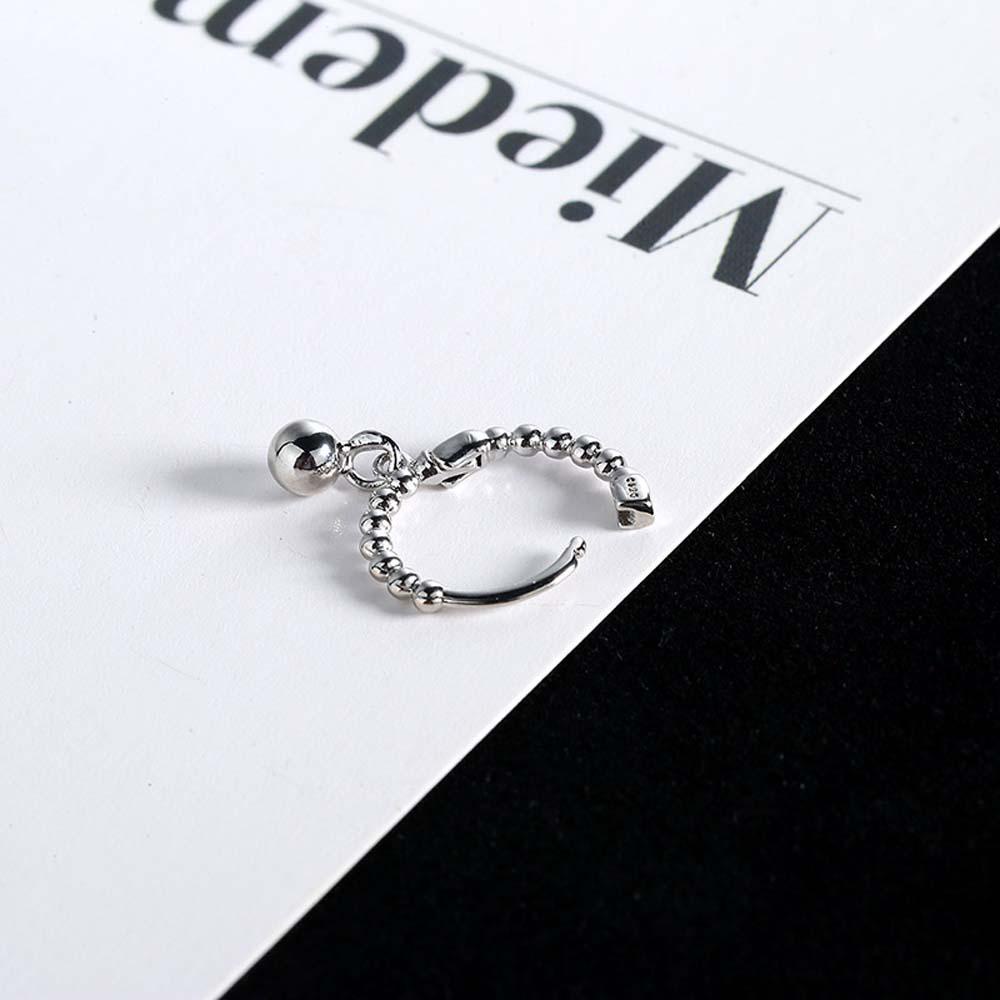 Khuyên Tai Dạng Vòng Đính Hạt Đồng Đơn Giản Cho Nữ MXMUSTY