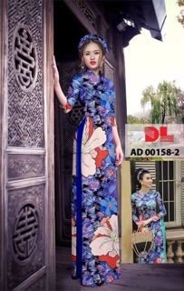 Vải Áo Dài Tằm Ý/ Lụa Nhật Hoa 3D