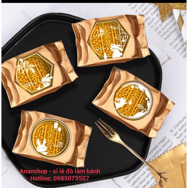 Khay túi trung thu 50-75gr thỏ ngắm trăng