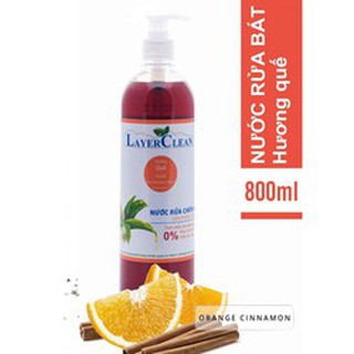 Nước rửa chén hữu cơ Layer Clean 800ml