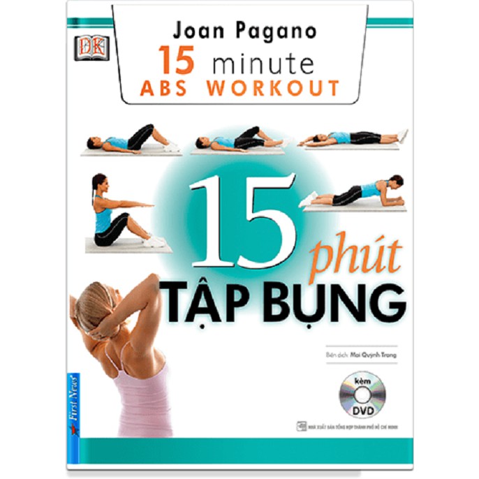 Sách 15 phút tập bụng (Kèm CD) FirstNews