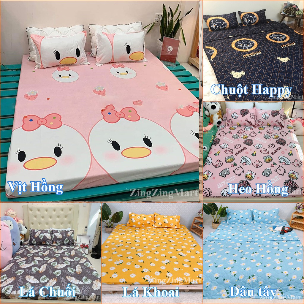 Combo Ga Và 2 Vỏ Gối nằm Mẫu Tam giác ghi (Được chọn mẫu - ghi chú tên mẫu - chát với shop) | BigBuy360 - bigbuy360.vn