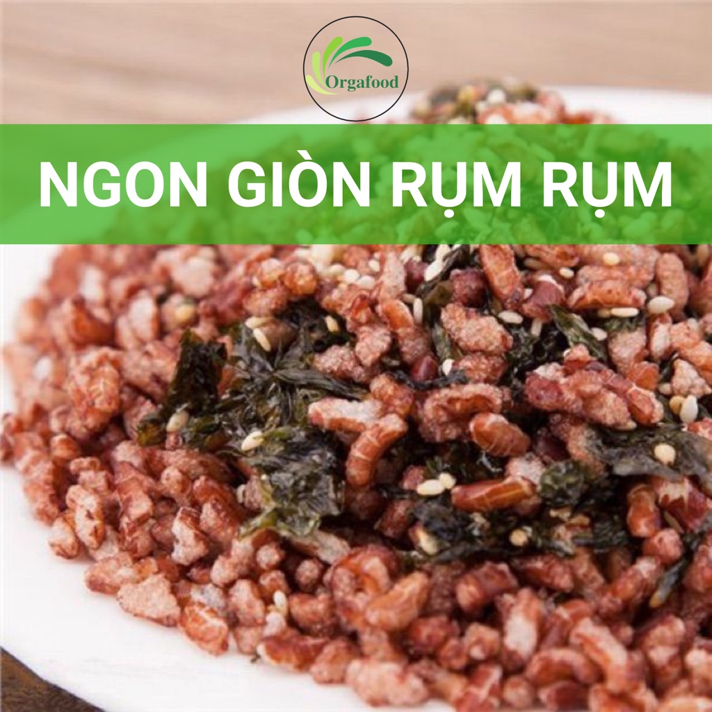 [Quà tặng] 50g Gạo lứt sấy rong biển, mẫu dùng thử ăn vặt eatclean giảm cân healthy, ăn chay