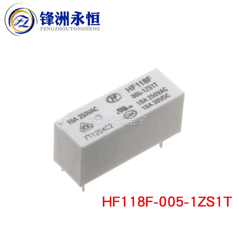 Rơ Le 5 Pins 10A Hf118f JQX-118F 005 012 024 048-1ZS1T