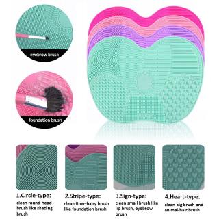 1 Miếng Silicone Vệ Sinh Cọ Trang Điểm