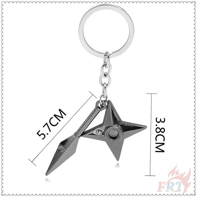 ✪ NARUTO - Shuriken Kunai Keychains ✪ 1Pc Metal Pendants Keyrings Accessories Gifts