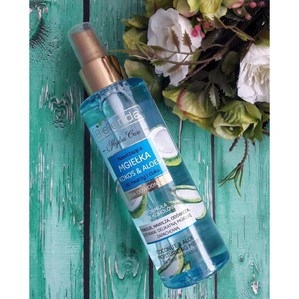 Xịt Khoáng Dưỡng Ẩm Chiếu Xuất Dừa Và Lô Hội, Cân Bằng Độ PH, Săn Chắn Da Khô - Bielenda 200ml | BigBuy360 - bigbuy360.vn