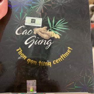 Cao gừng tan mỡ